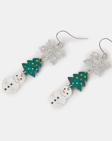 Accessorize Christmas Drop Earrings