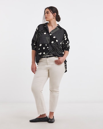 Mono Spot Long Sleeve Relaxed Shirt