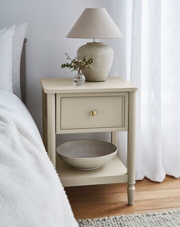 Darcy Bobbin Trim Side Table