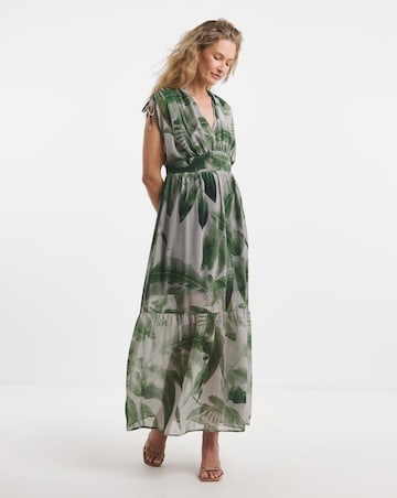 Religion V Neck Maxi Dress