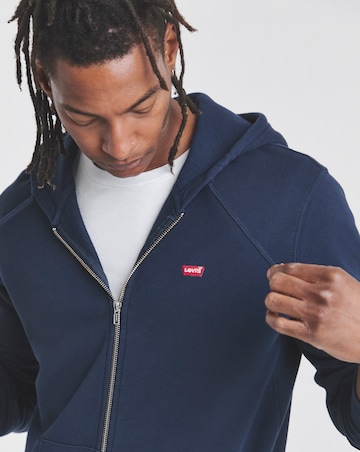 Levi's Original Housemark Zip Through Hoodie - Navy