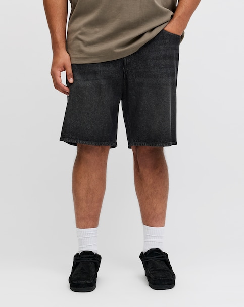 JACK & JONES Tony Original Denim Shorts - Black