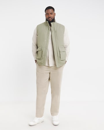 Stone Wadded Gilet