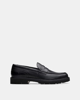 Clarks Berwick Leather Loafer - Black