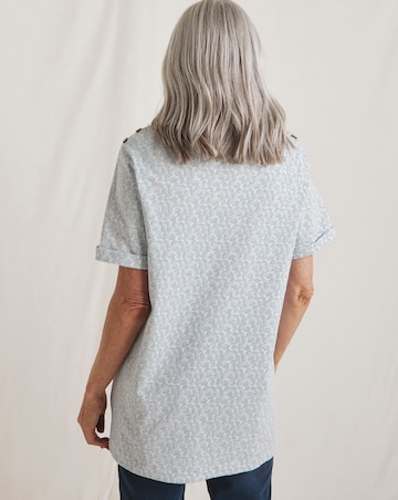 Julipa Button Shoulder T-Shirt