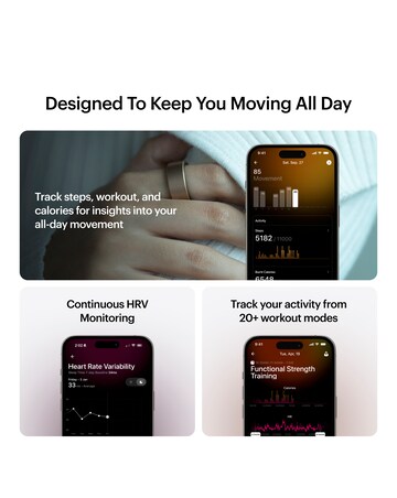 Ultrahuman Ring AIR Bluetooth Smart Ring - Brushed Rose Gold - Size 9