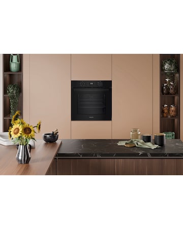 Hotpoint Class 2 HO455HBUK Built-In Electric Single Oven w Steam Cleaning Black