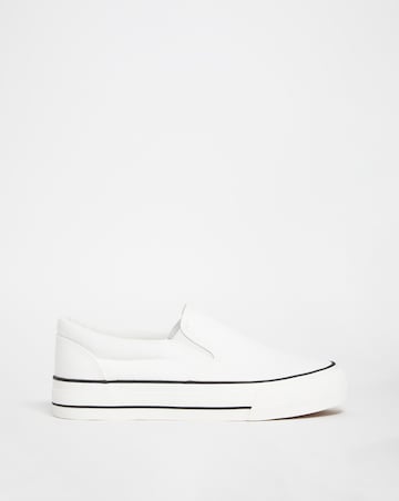 Nielson Slip On Chunky Sole Trainers Wide E Fit