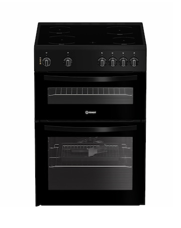 Indesit ITE6VMB 60cm Electric Twin Cooker with Ceramic Hob - Black Installation