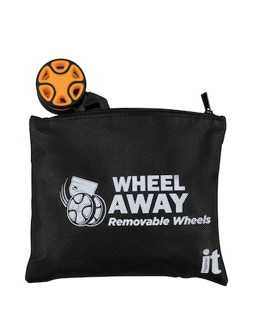 IT Luggage Convertible Medium Suitcase with Removable Wheels