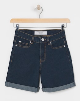 24/7 Indigo Mid Denim Shorts