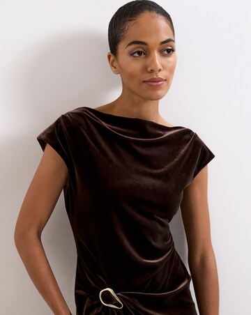 Phase Eight Verra Velvet Midi Dress