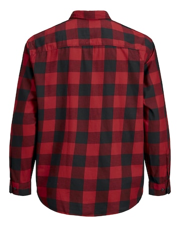 Jack & Jones Gingham Check Shirt - Red/Black