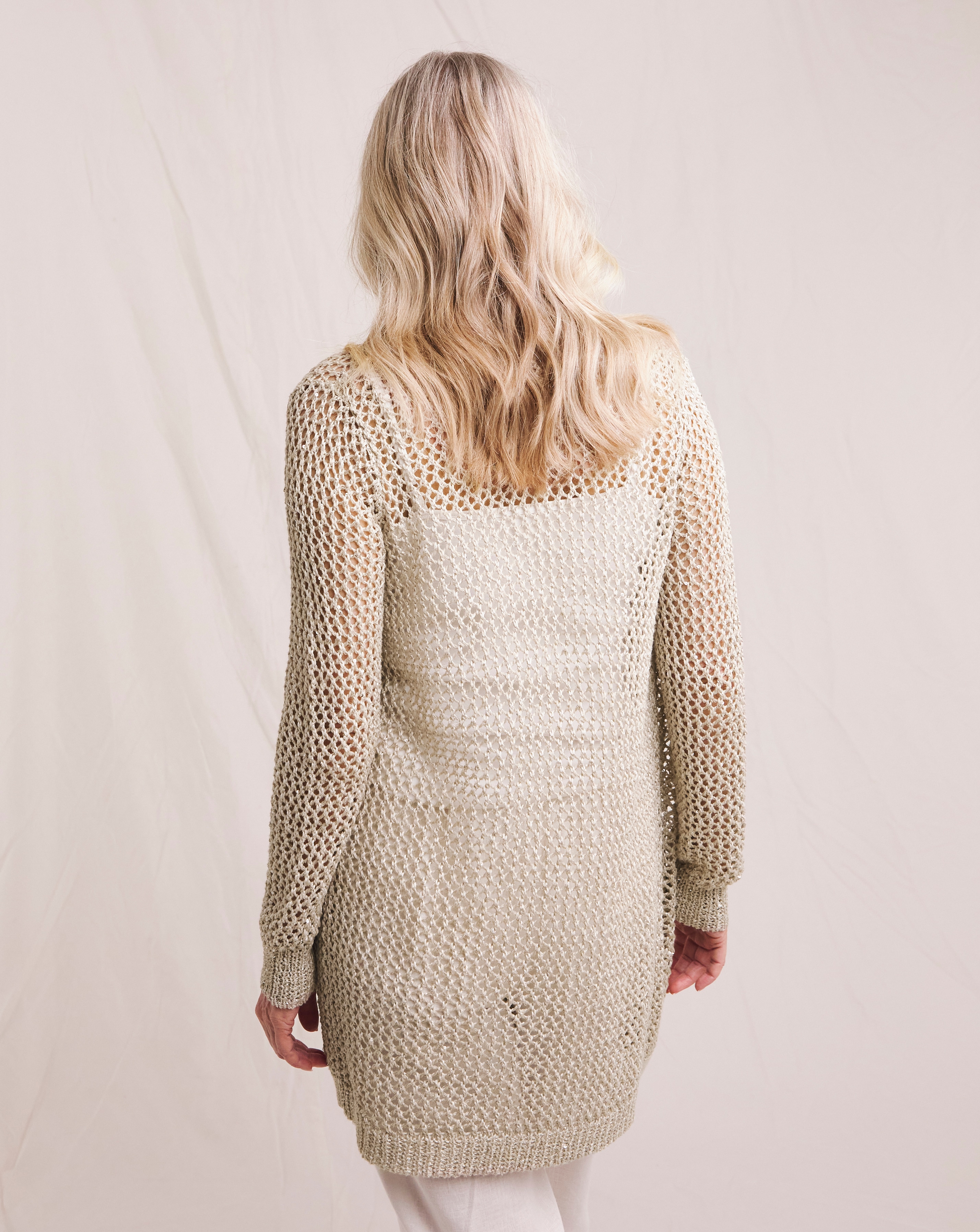 Julipa Sequin Crochet Cardigan | Ambrose Wilson