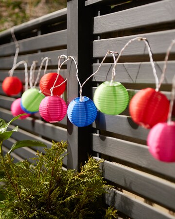 10 Paper Lantern String Lights