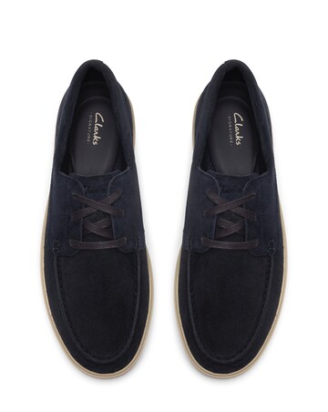 Clarks Lockford Boat Shoes - Navy