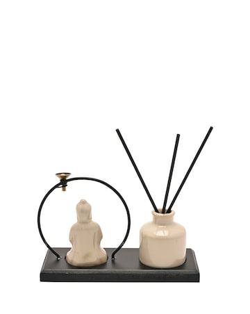 Serenity Buddha Incense & Diffuser Holder Gift Set