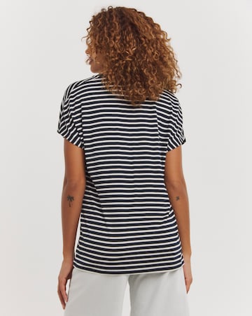 Stripe V-Neck T-Shirt