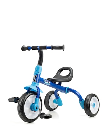 Xootz Switch Rider Folding Balance Bike Trike - Blue