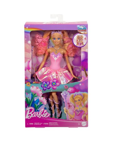 Barbie Fantasy Fairy Doll with Colour-Change Wings and Outfit