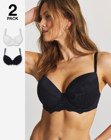 Pretty Secrets 2 Pack Boost Plunge Bras B-F