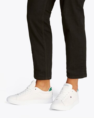 Tommy Hilfiger Icon Court Trainer - Green/Ecru