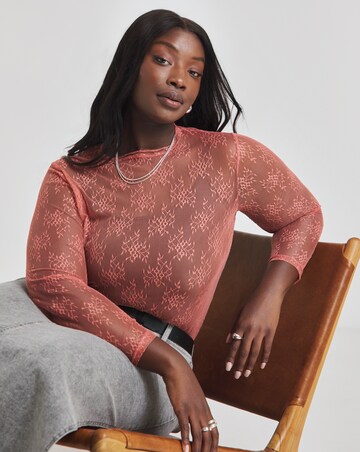 Rose Lace Layering Top