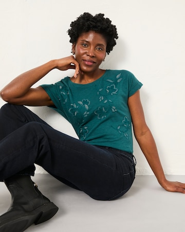 Fatface Ivy Embroidered Top