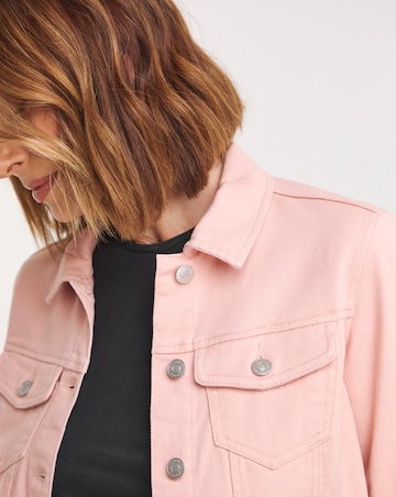 Pink Western Denim Jacket