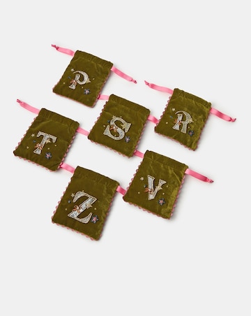 Accessorize Initial Drawstring Bag