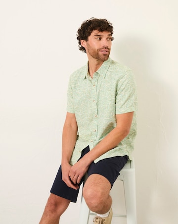FatFace Leaf Print Shirt (Regular & Tall) - Mint Green