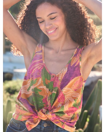 FatFace Flora Tropical Floral Vest
