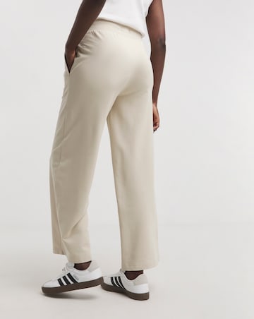 Oatmeal Wide Leg Joggers