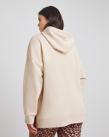 Simply Be Ecru Santa Monica Graphic Hoodie