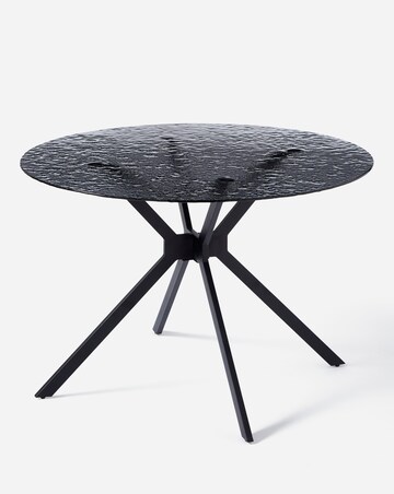 Colton Glass Dining Table with 4 Savannah Chairs