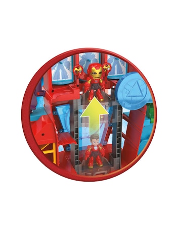 Marvel Iron Man and His Awesome Friends Playset Iron Quarters