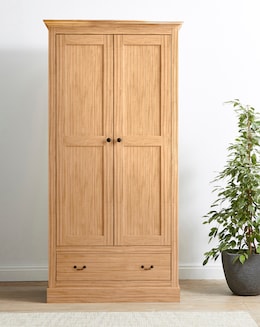 Julipa Ashford 2 Door 1 Drawer Wardrobe