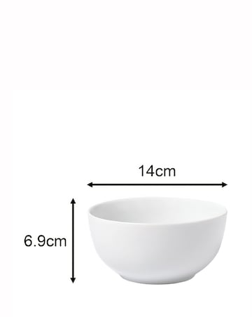 Waterside White Coupe 60 Piece Dinner Set