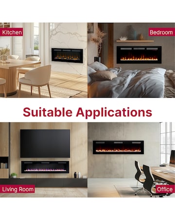 Dimplex Sierra Linear 60 Fireplace Fire Suite