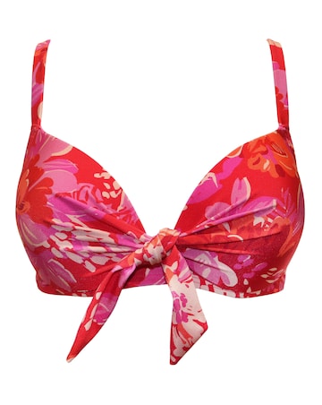 Pour Moi Casablanca Lightly Padded Underwired Front Tie Top