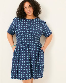 Fatface Liv Shibori Spot Dress