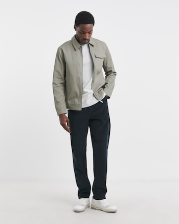 Smart Zip Up Harrington