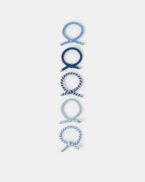 Accessorize 5pk Knot Cord Hair Bands