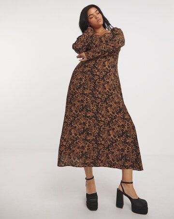 Nobody's Child Abby Leopard Midi Dress