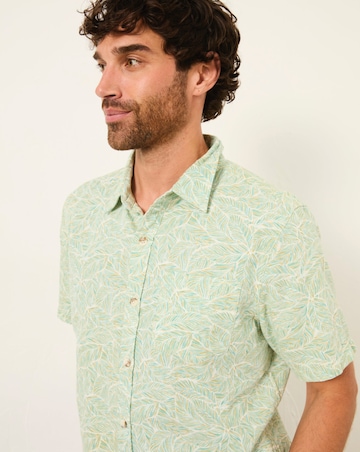 FatFace Leaf Print Shirt (Regular & Tall) - Mint Green