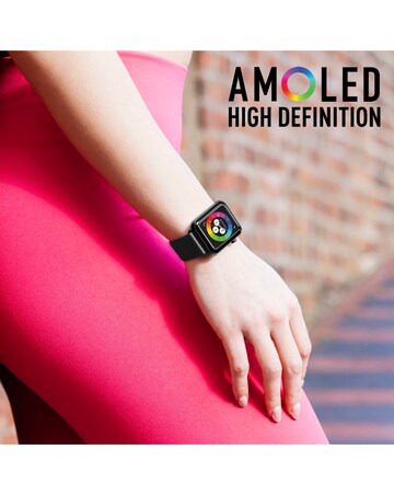 Reflex Active Series 30 AMOLED Calling Smart Watch - Black