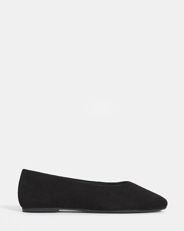 Alyssa Classic Suede Ballerinas - Wide Fit (E)