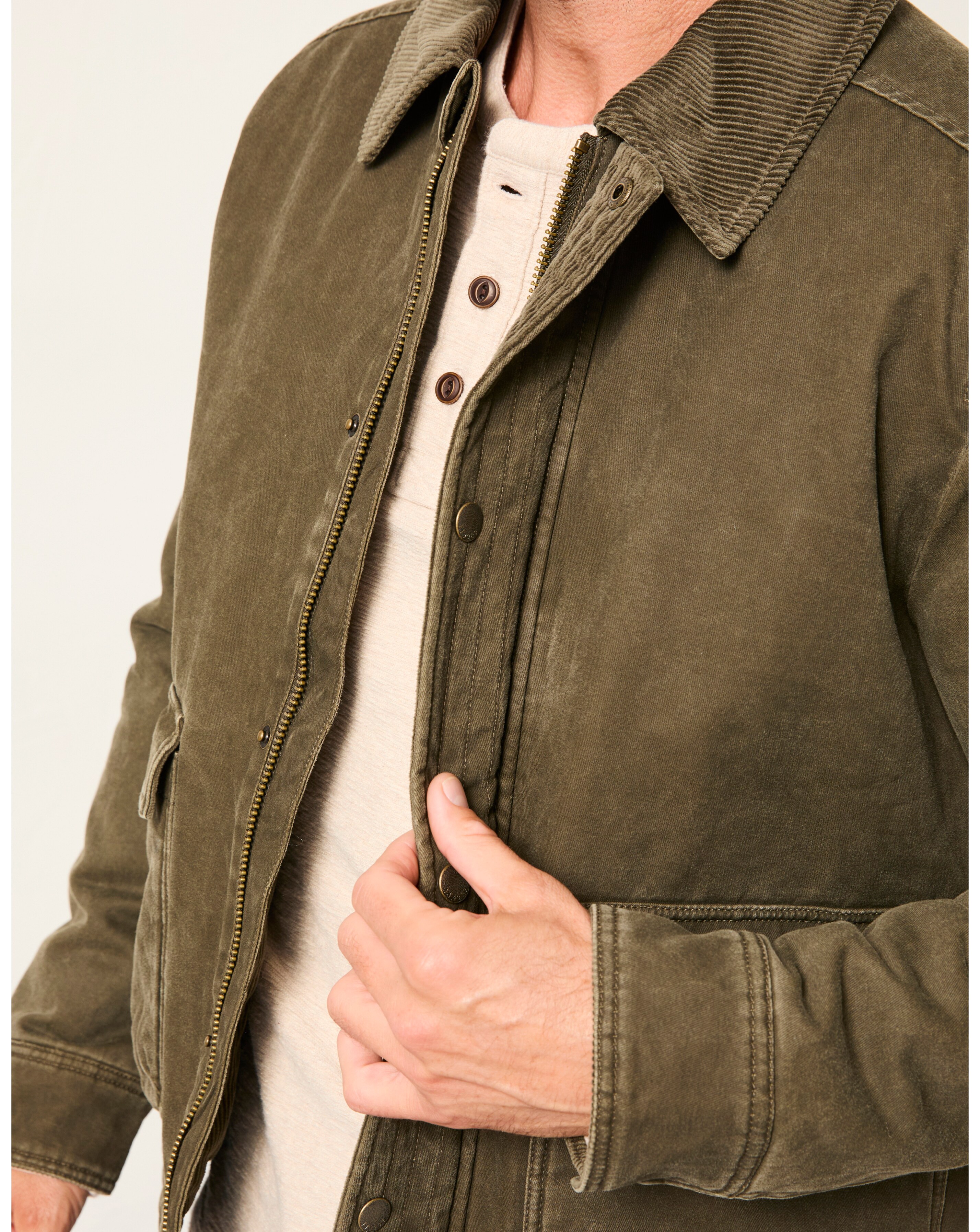 FatFace Warton Jacket (Regular & Tall) - Khaki | Ambrose Wilson