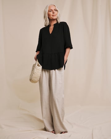 Julipa Notch Neck Blouse