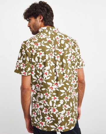 Joe Browns Floral Short Sleeve Shirt Long Length